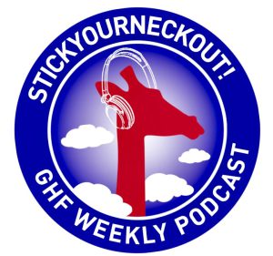 Logo StickYourNeckOut! Podcast